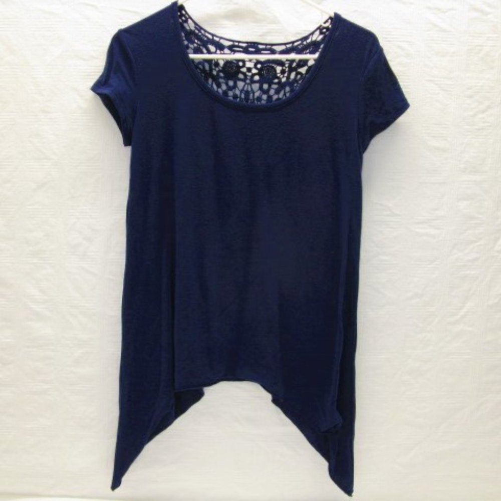 Navy Blue Ladies Top